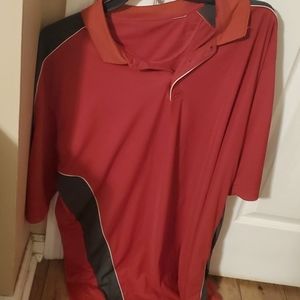 Men's 3XL Red Polo Shirt